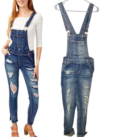 DOLLHOUSE distressed overall. Size 3 - Picture 1 of 7